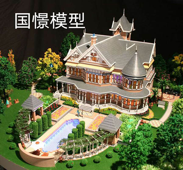 剑阁县建筑模型