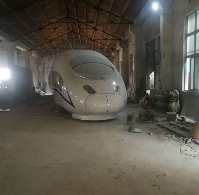 剑阁县高铁模型