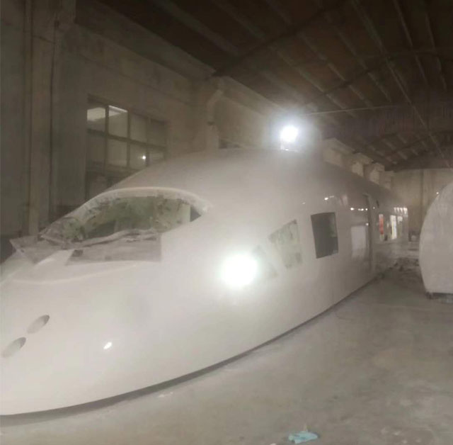 剑阁县高铁模型